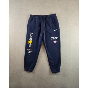 Nike Jogger Sweatpants Womens LNavy Blue Embroidered All Stars CJ1790 Swoosh